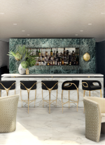 CHANDRA HIGH BACK BAR STOOL - Image 3