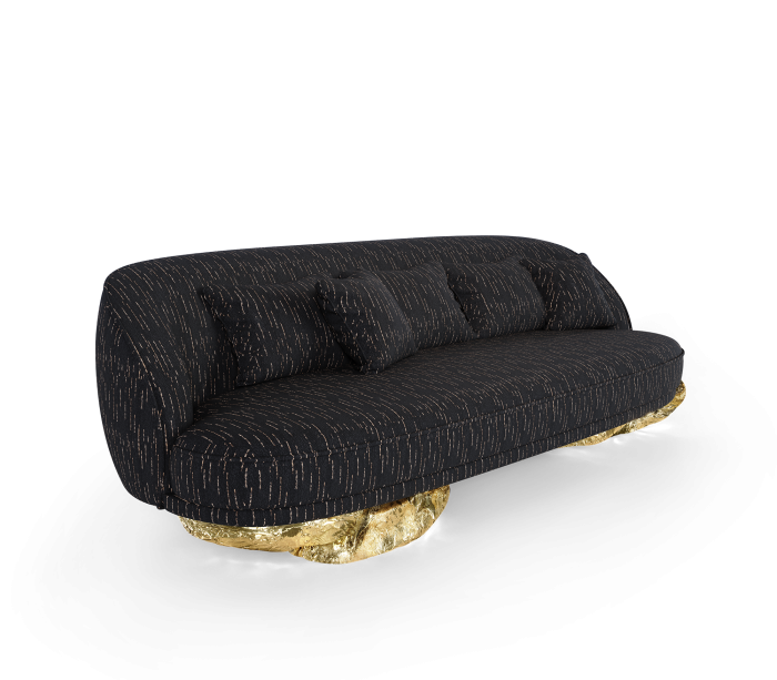 ANGRA BLACK SOFA - Image 1
